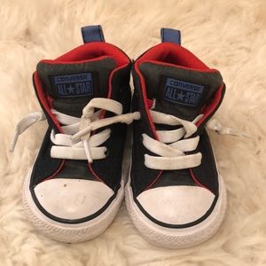 Baby Boy Converse All Star High Top Slip On Shoe